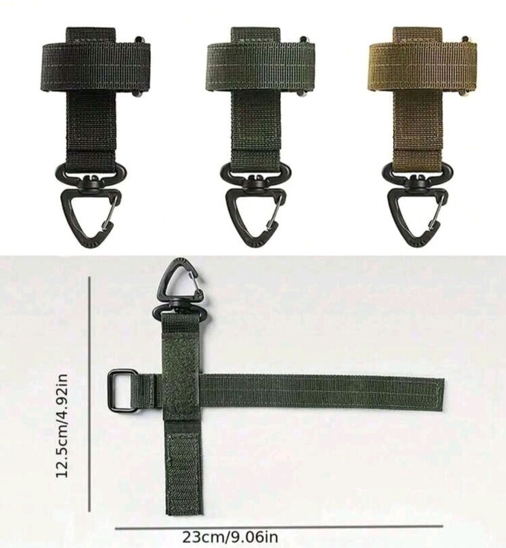 Gloves / Key Clip - Black