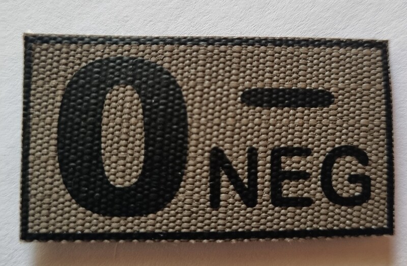 O- Neg Patch O/Green