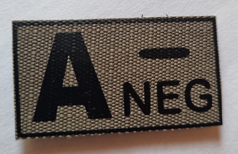 A- Neg Patch O/Green