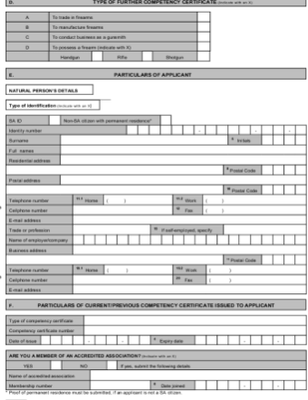 Proficiency &amp; Competency for Firearms