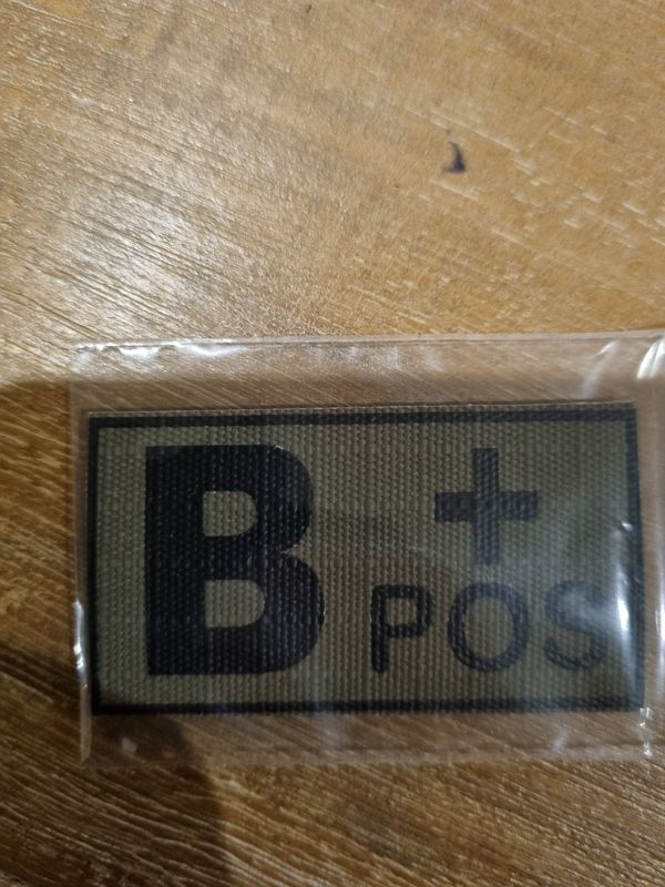 B+ Pos Patch Green