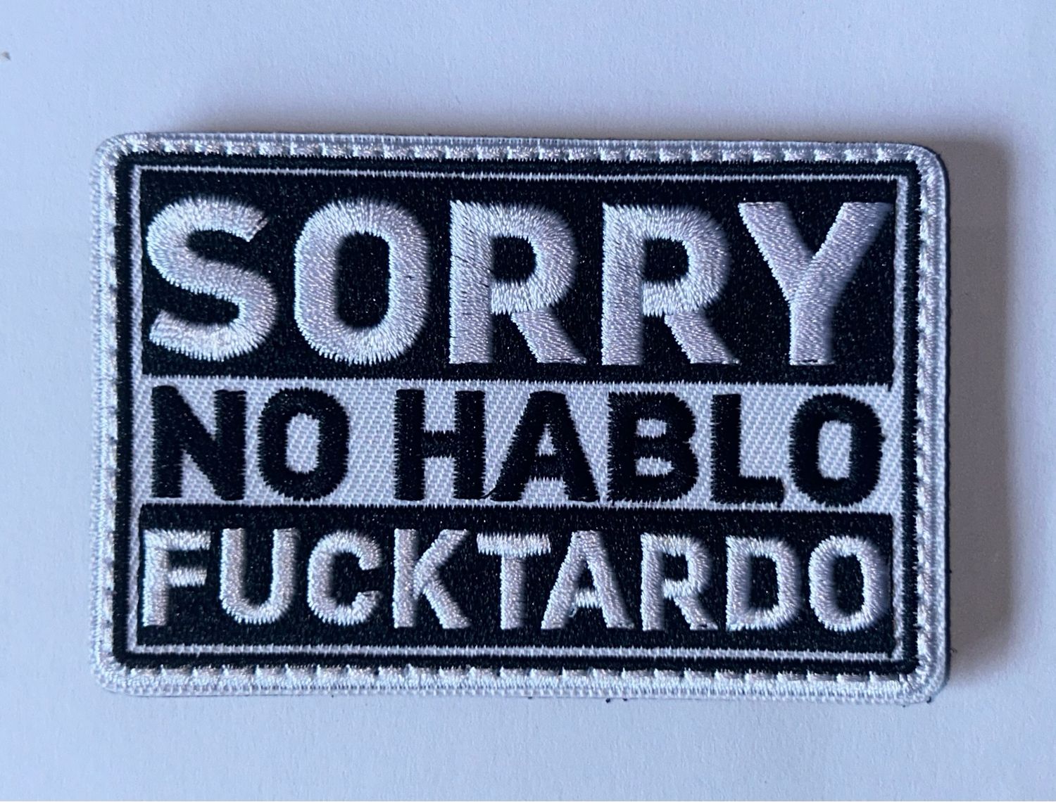 Embroidery Patch - No hablo fu*ktardo