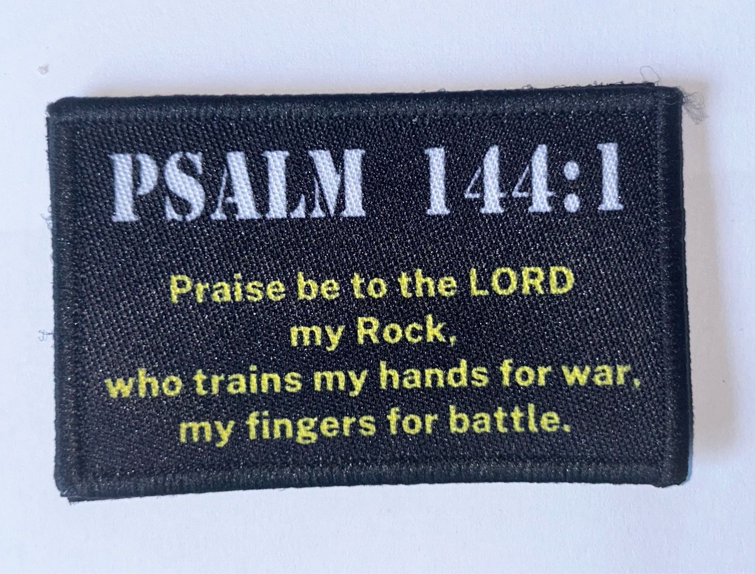 Printed material Patch - Psalm 144:1