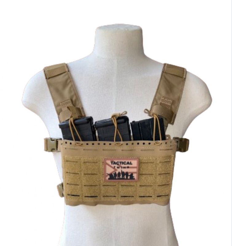 AR-MAG Triple Chest Rig - FDE