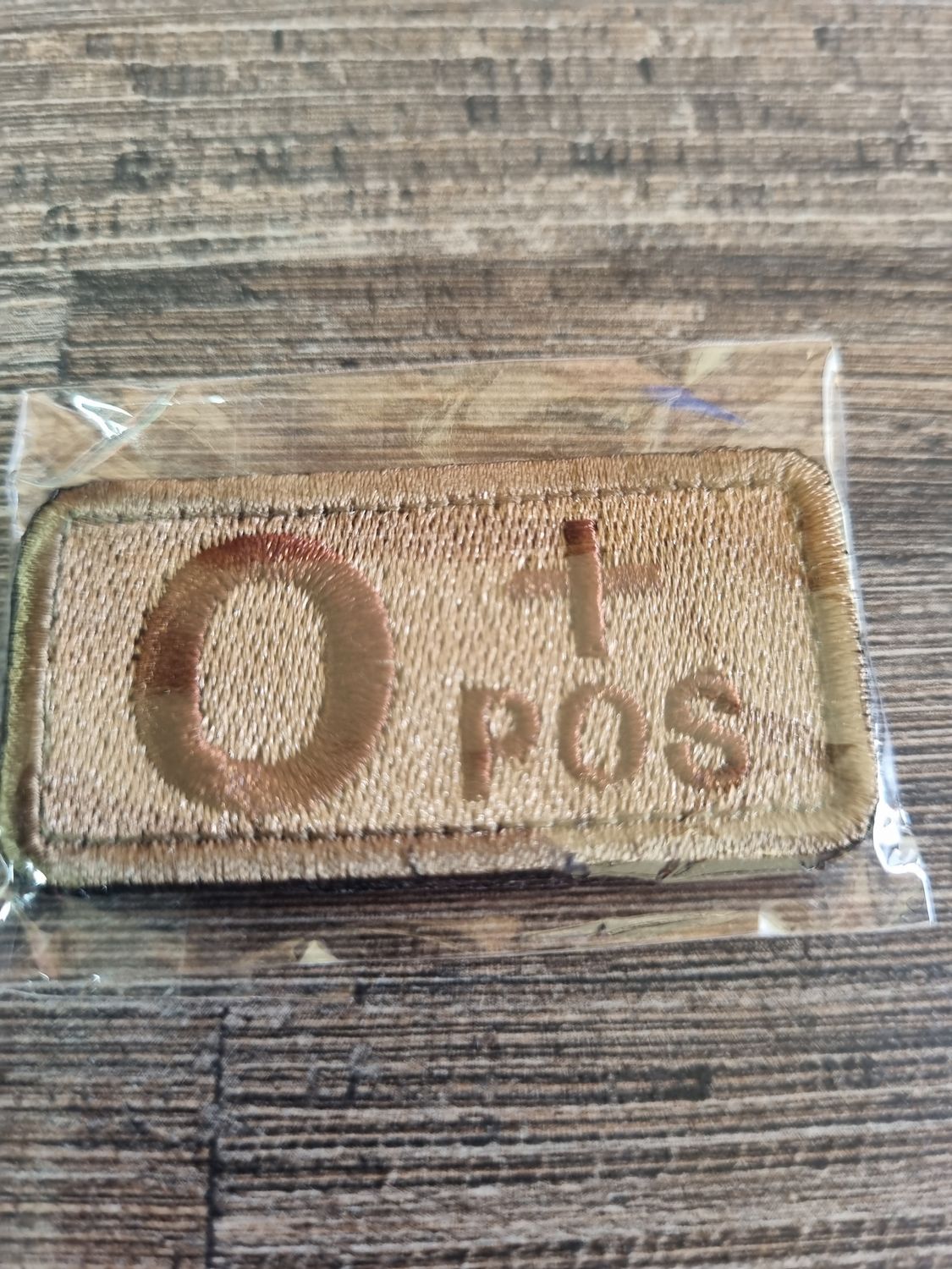 O+ Pos Patch O/Green