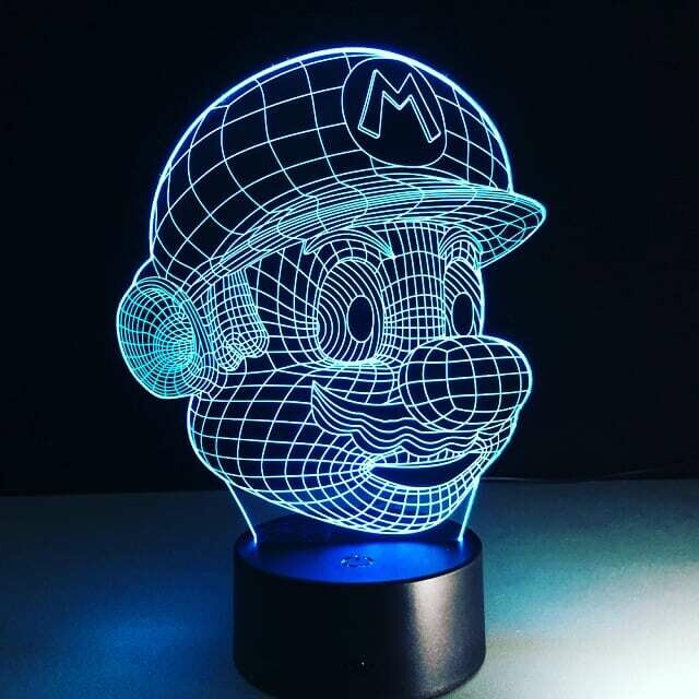 Mario Head LED