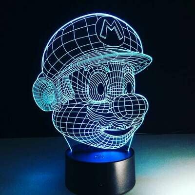 Mario Head LED