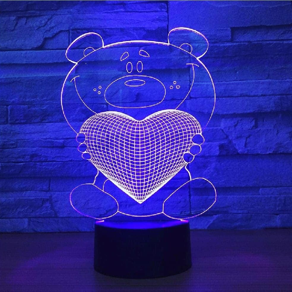 Bear Heart LED Nightlight