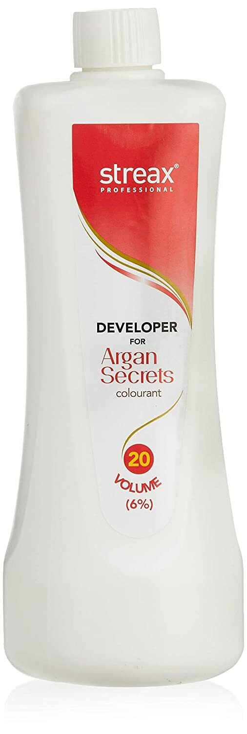 Streax Professional Developer For Argan Secret Colourant 20 Volume -1000 Ml