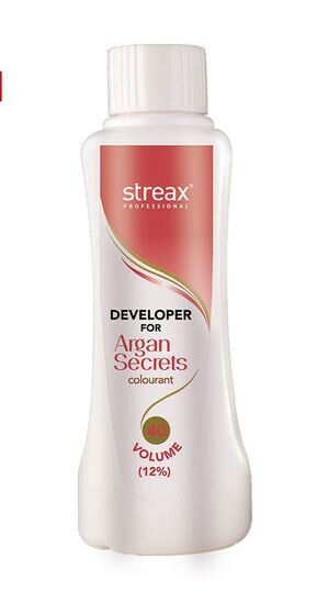 Streax Professional Developerfor Argan Secret Colourant 40Volume -1000 Ml
