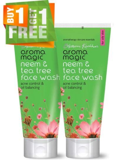 Aroma Magic Neem & Tea Tree Face Wash 100 Ml Pack of 2