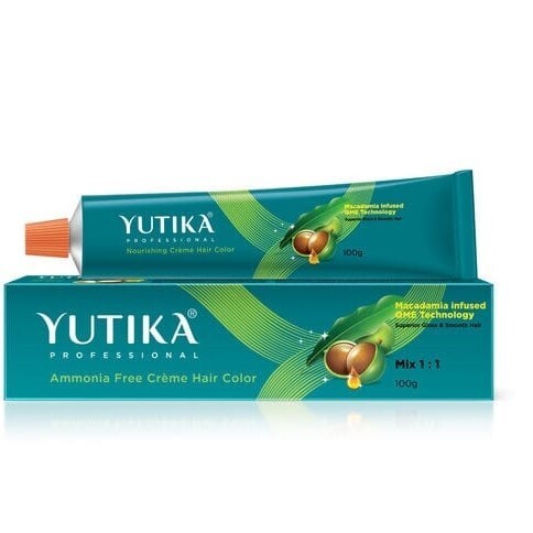 Yutika Creme Hair Color 100 g, Ash Blonde.7.1