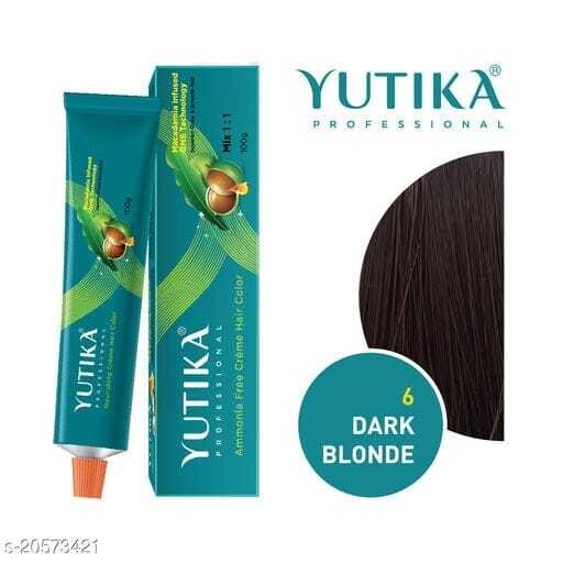 Yutika Creme Hair Color 100 g, Dark Blonde.6.0