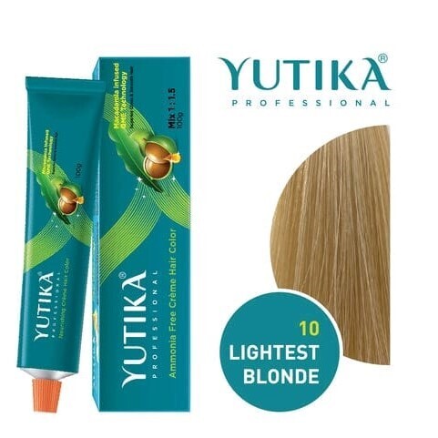 Yutika Creme Hair Color 100 g, Lightest Blonde.10.0