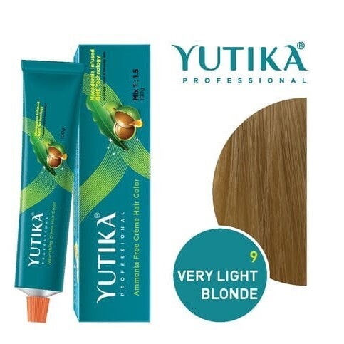 Yutika Creme Hair Color 100 g, Very Light Blonde.9.0
