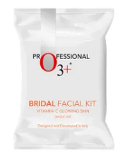 PROFESSIONAL O3+ BRIDAL FACIAL KIT VITAMIN C GLOWING SKIN Single Use (67gms+69ml)