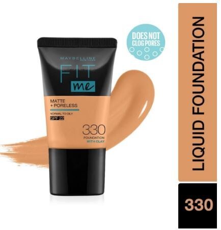 MAYBELLINE NEW YORK Fit Me Tube Foundation 330 TOFFEE 18ml