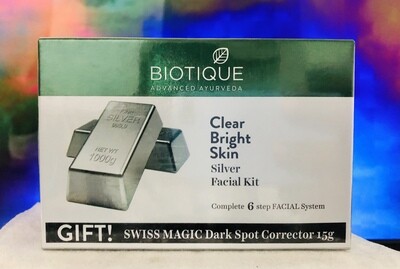 Biotique Silver Complete 6 Step Facial Kit
(65gm)