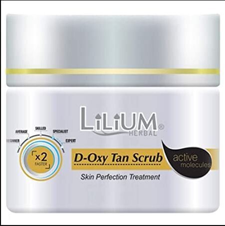 LiLiUM HERBAL D-Oxy Tan Scrub 40gm (Skin Perfection Treatment)