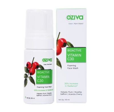 Oziva Bioactive Vitamin C 30 Foaming Face Wash 100Ml