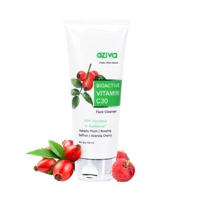 OZiva Bioactive Vitamin C30 Face Cleanser 100Ml