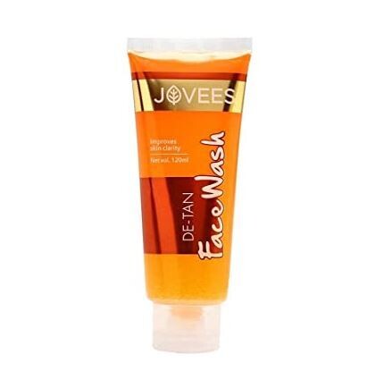 JOVEES De-Tan Face Wash For Tan Removal All Skin Types and Paraben & Alcohol Free 50Ml