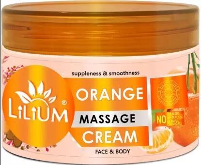 Lilium Face & Body Orange Massage Cream 250gms
