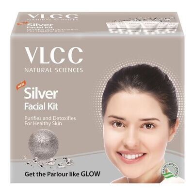 VLCC Silver Facial Kit Purifies & Detoxifies for Healthy Skin
(60gm)