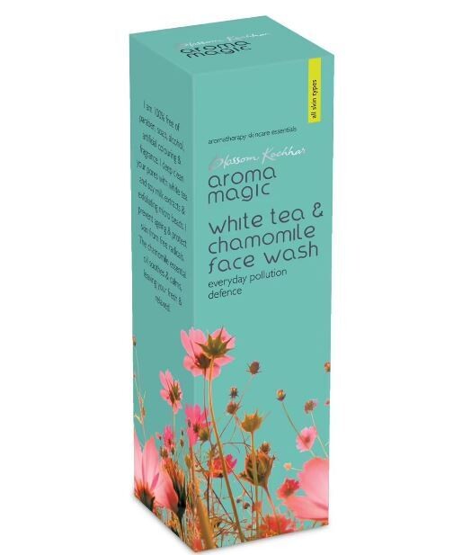 Aroma Magic White Tea & Chamomile Face Wash Everyday Pollution Defence (All Skin Types)
(100ml)