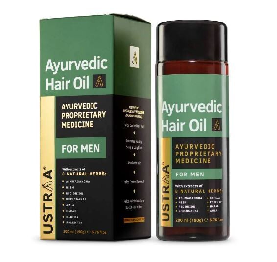 USTRAA Ayurvedic Hair Oil For Men 100ml