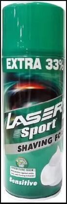 LASER3 Sport Sensitive Shaving Foam 400g