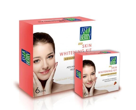 ASTA BERRY Skin Whitening Kit 6Steps Bigbox Pack Of 12Pouches