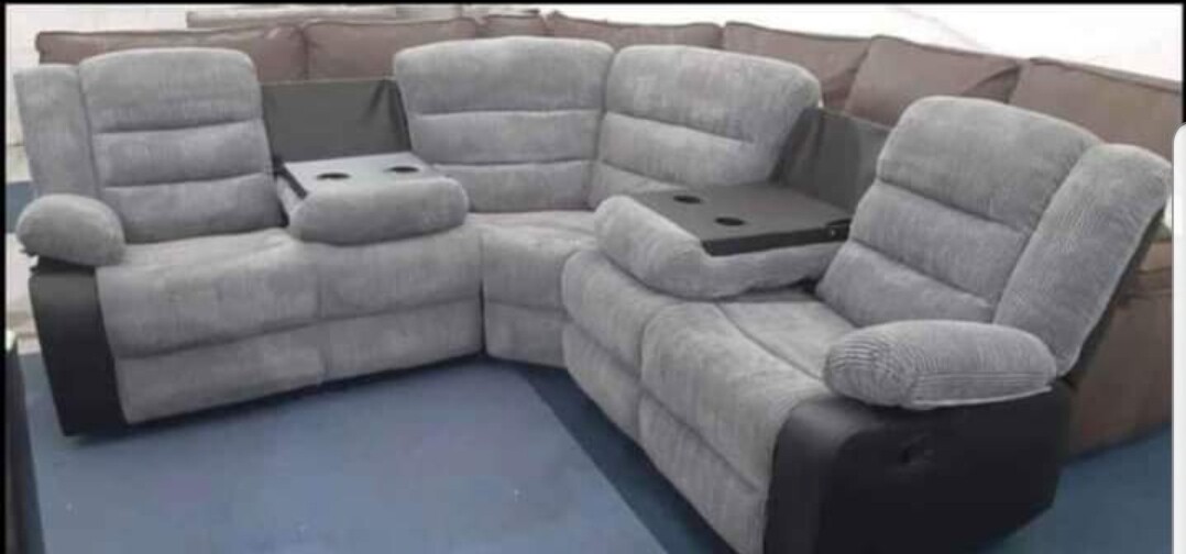 Fabric Corner Recliner - Sorreno