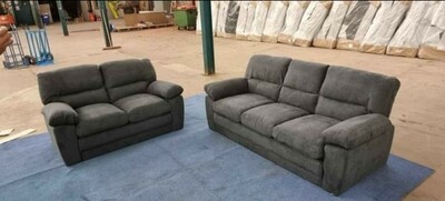 Sofia Grey Fabric Sofa