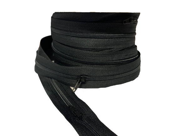 FERMETURE A GLISSIERE NOIRE 4MM