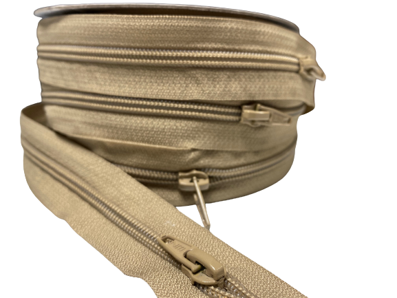 FERMETURE A GLILSSIERE BEIGE 6MM