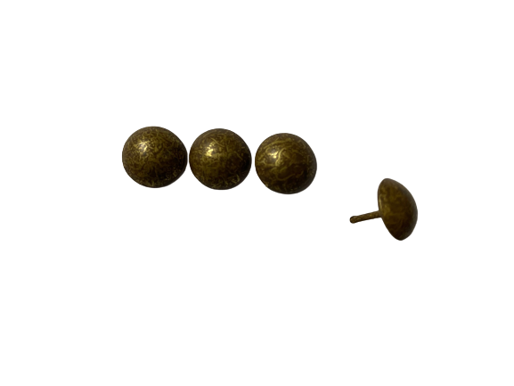 17704-CLOU PERLE BRONZE DORÉ 11 MM