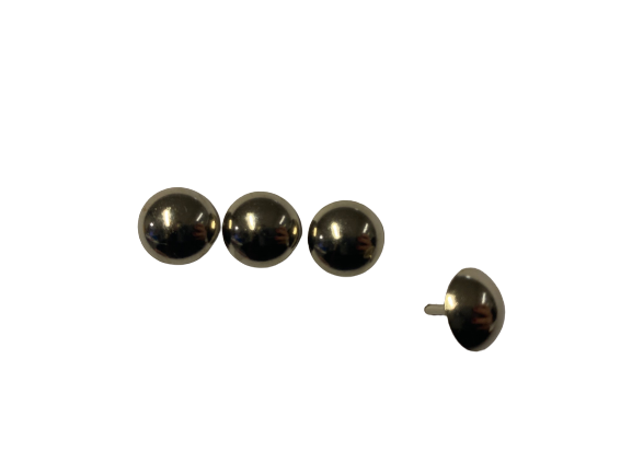 17835-CLOU PERLE FER NICKELÉ 11 MM