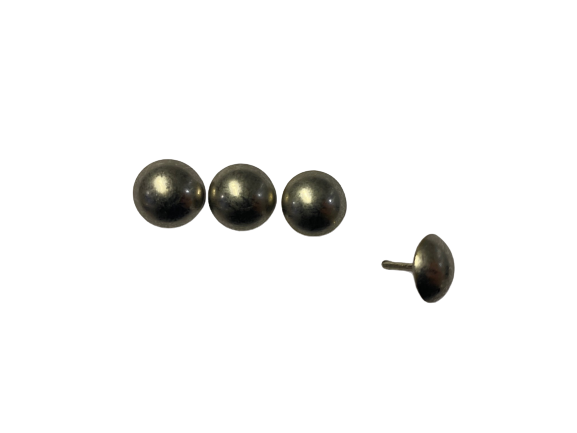 40230-CLOU PERLE ALU BROSSÉ 11 MM