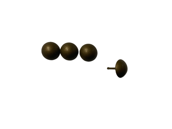 40251-CLOU PERLE BRONZE MAT CLAIR 11 MM