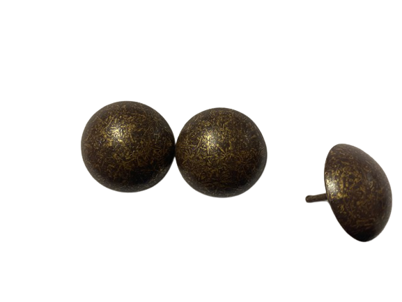 40271-CLOU PERLE VIEILLI BRONZE CLAIR 25 MM
