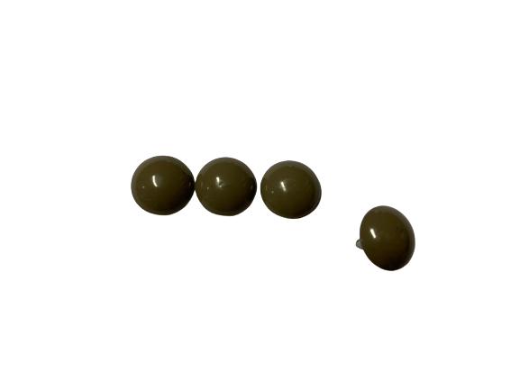 60034-CLOU PERLE TAUPE 11 MM