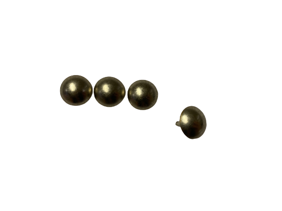 90454-CLOU PERLE ALU BROSSÉ 11 MM