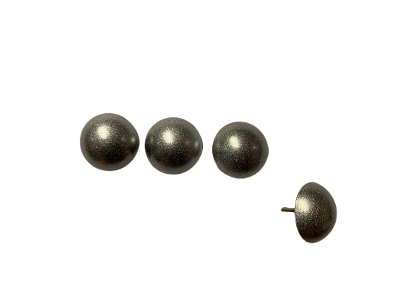 60017-CLOU PERLE ARGENTÉ 16 MM