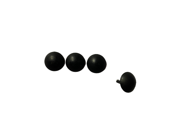 91009-CLOU PERLE NOIR MAT 11 MM