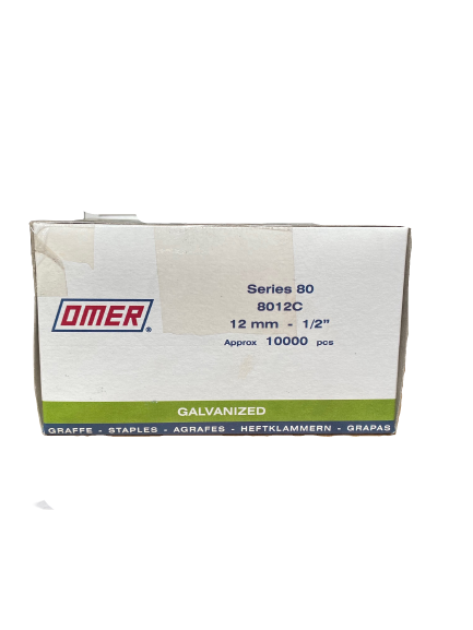 AGRAFES OMER 380 GALVA 12 MM