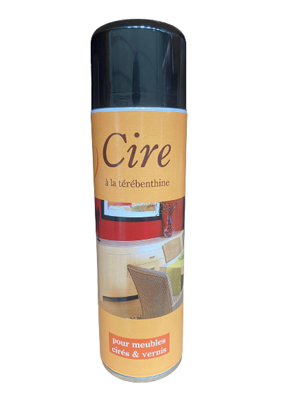 CIRE ENTRETIEN AEROSOL POUR BOIS 500ML