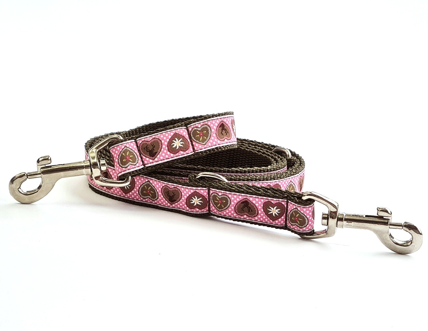 Trachtenleine "Alpenliebe Pink"