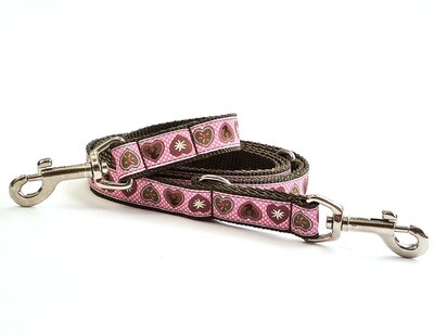 Trachtenleine "Alpenliebe Pink"
