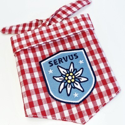 Hundehalstuch "Servus"